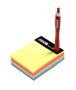 Self-adhesive note, 101x76 mm, 280 sheets, STICK N 